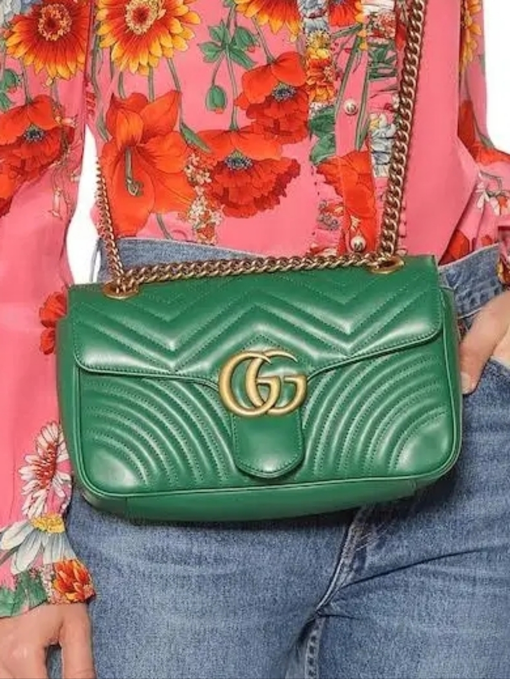 Gucci Women's GG Marmont Small Shoulder